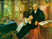 James Wyatt and His Granddaughter Mary - Sir John Everett Millais
