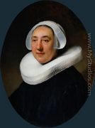 Portrait of Haesje van Cleyburgh - Rembrandt Van Rijn