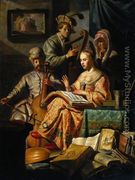 Musical Allegory - Rembrandt Van Rijn