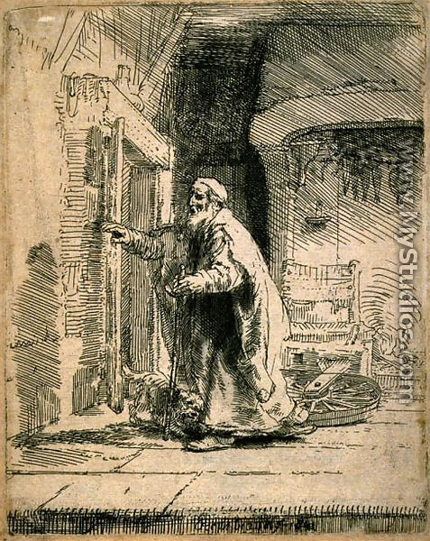 The Blindness of Tobit - Rembrandt Van Rijn