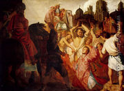 The Stoning Of St. Stephen - Rembrandt Van Rijn