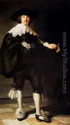 Portrait Of Maerten Soolmans - Rembrandt Van Rijn