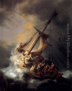 Christ In The Storm On The Sea Of Galilee - Rembrandt Van Rijn
