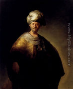 Man In Oriental Dress - Rembrandt Van Rijn