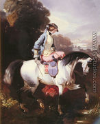 An Elegant Equestrienne - Alfred Dedreux