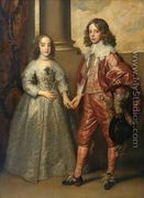 William II, Prince of Orange and Princess Henrietta Mary Stuart, daughter of Charles I of England - Sir Anthony Van Dyck