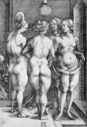 The Four Witches (or Judgment of Paris) - Albrecht Durer