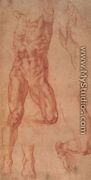 Study for Haman - Michelangelo Buonarroti