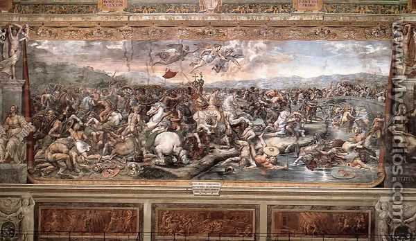 The Battle at Pons Milvius - Raphael