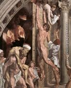 The Fire in the Borgo [detail: 1] - Raphael
