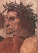 Disputation of the Holy Sacrament (La Disputa) [detail: 1] - Raphael