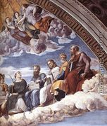 Disputation of the Holy Sacrament (La Disputa) [detail: 10] - Raphael