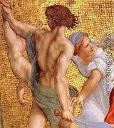 The Stanza della Segnatura Ceiling: The Judgment of Solomon [detail: 1] - Raphael