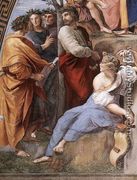 The Parnassus [detail: 10] - Raphael