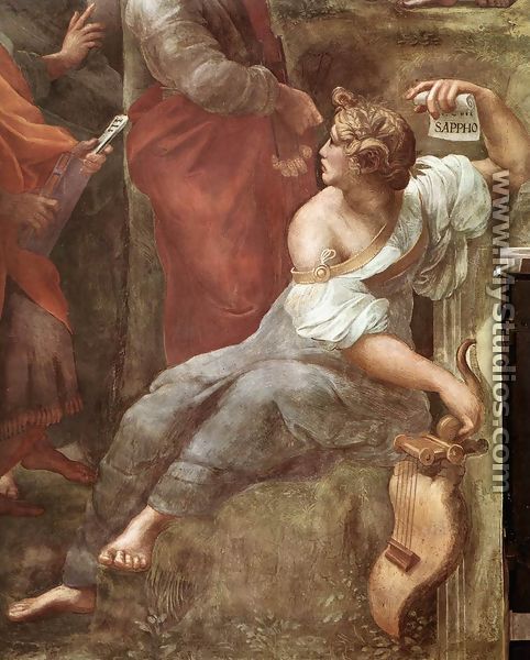 The Parnassus [detail: 5] - Raphael