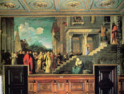 Entry of Mary into the temple - Tiziano Vecellio (Titian)