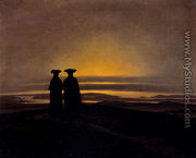 Sunset (Brothers) - Caspar David Friedrich