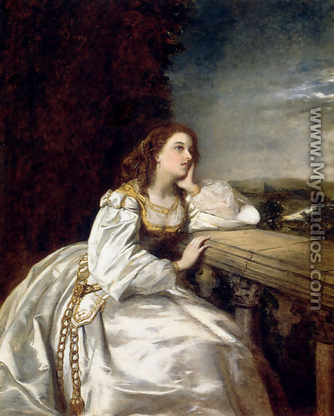 Juliet, "O That I Were A Glove Upon That Hand" - William Powell Frith