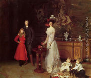 Sir George Sitwell, Lady Ida Sitwell and Family - John Singer Sargent