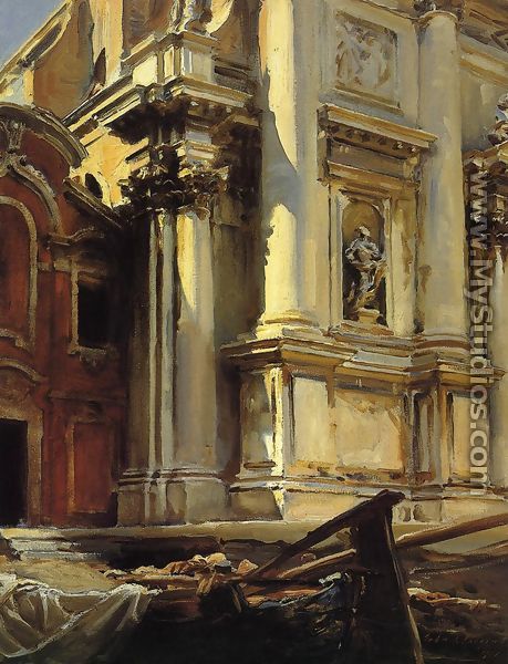 Corner of the Church of St. Stae, Venice - John Singer Sargent