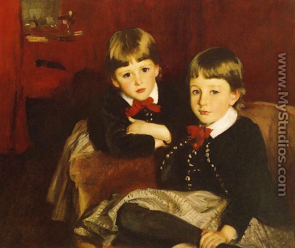 Portrait of Two Children (or The Forbes Brothers) - John Singer Sargent