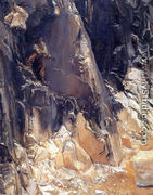 Marble Quarries at Carrara - John Singer Sargent