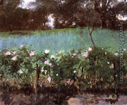 Landscape with Rose Trellis - John Singer Sargent