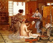 The Japanese Toilette - Marie-Francois-Firmin Girard