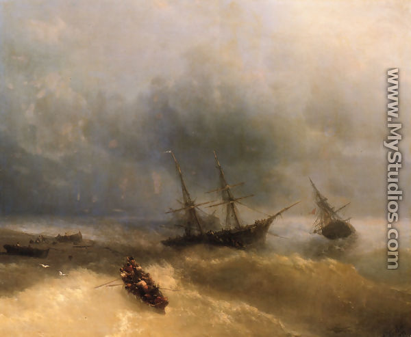 The Shipwreck - Ivan Konstantinovich Aivazovsky