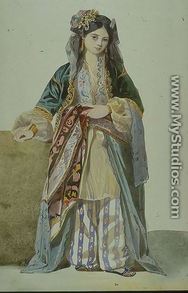 Turkish Woman ("Annetta"), Smyrna - Charles-Gabriel Gleyre