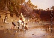 La Riviere A El-Katara (The River at El-Katara) - Gustave Achille Guillaumet