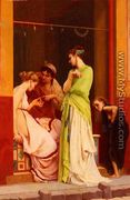 Une Marchande De Bijoux A Pompeii (A Seller of Jewels in Pompeii) - Gustave Clarence Rodolphe Boulanger