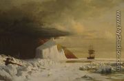 An Arctic Summer: Boring Through the Pack in Melville Bay - William Bradford