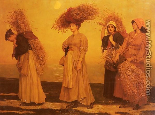 Home From Gleaning - Valentine Cameron Prinsep