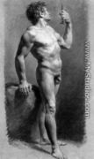 Male Nude Turning - Pierre-Paul Prud'hon