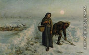 Sur la Route en Hiver, Artois (On the Road in Winter, Artois) - Jules (Adolphe Aime Louis) Breton