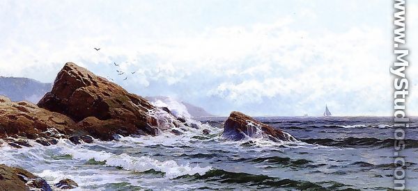 Crashing Waves - Alfred Thompson Bricher