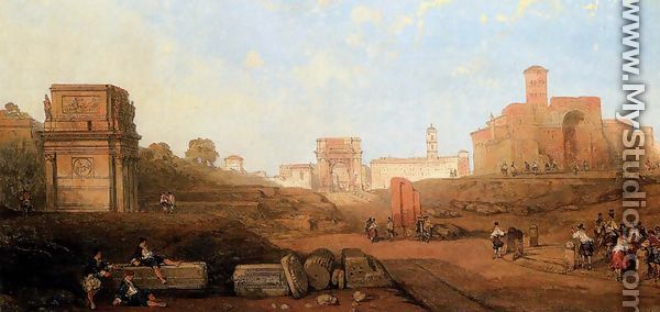 The Approach To The Forum - David Roberts