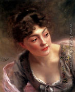A Quick Glance - Gustave Jean Jacquet