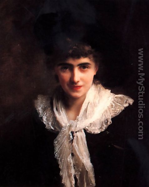 Portrait of Madame Roland - Gustave Jean Jacquet