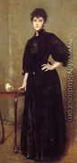 Lady in Black (or Mrs. Leslie Cotton) - William Merritt Chase