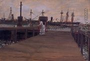 Woman on a Dock - William Merritt Chase