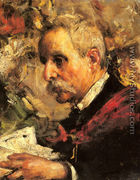 A Portrait of the Artist's Father - Antonio Mancini