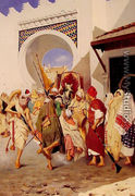 The Moroccan Wedding Dance - Eugene Tommasi