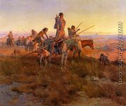 In the Wake of the Buffalo Hunters - Charles Marion Russell