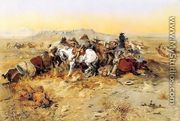 A Desperate Stand - Charles Marion Russell
