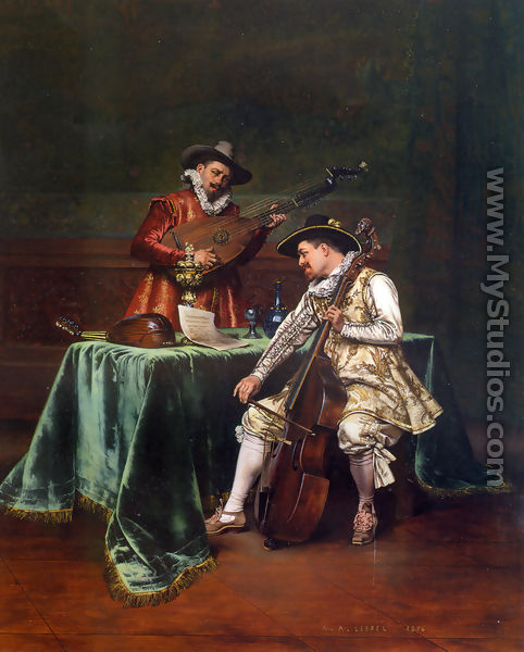The Musicians - Adolphe Alexandre Lesrel