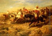 Arabian Horseman - Adolf Schreyer