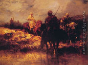 Arabs on Horseback - Adolf Schreyer
