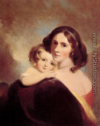Mrs Fitzgerald and her Daughter Matilda - Thomas Sully